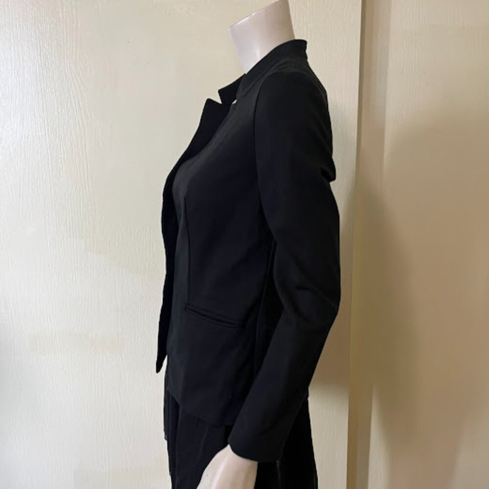 NEW Banana Republic Unstructured Stretch Ponte Blazer 0 - Picture 4 of 6